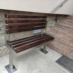 Sedací lavice/posed z nerez oceli