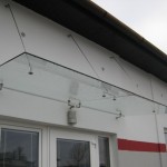 Skleněná markýza/Vchodová stříška