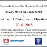 Oslava 50 let od konce těžby a 20 let trvání expozice